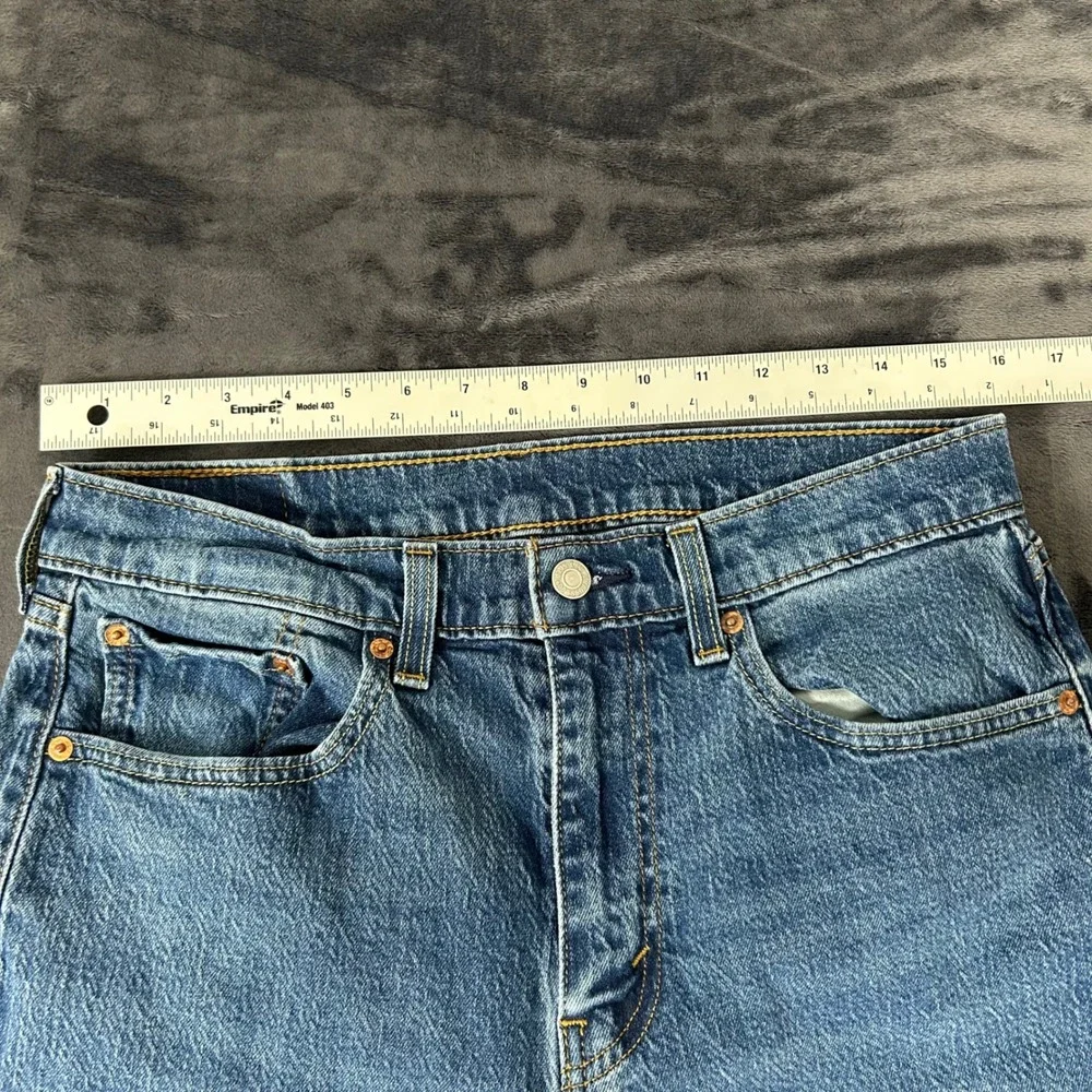 Levis 505 Regular Fit Jeans Mens 32x30 Blue Straight Leg Denim 00505-3172